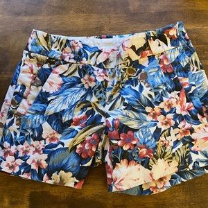 J crew floral shorts